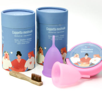 Set coppetta mestruale