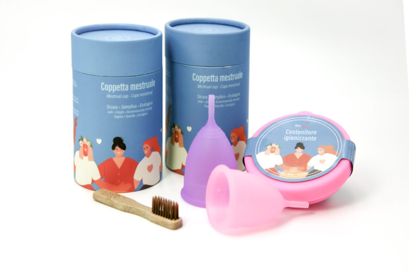 Set coppetta mestruale